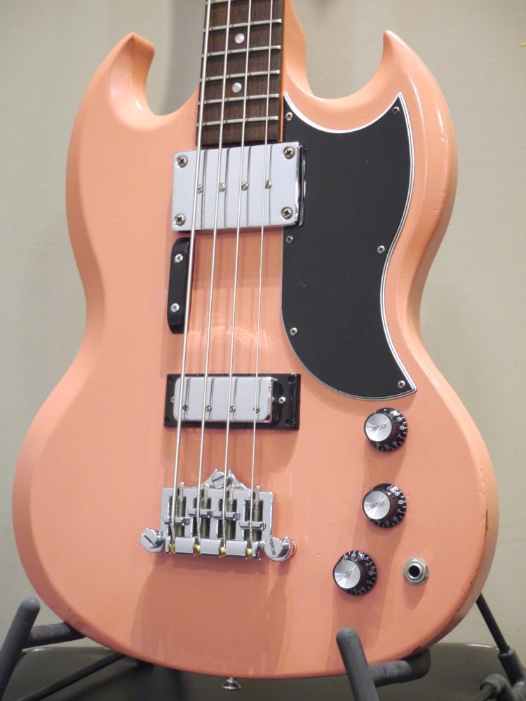 中古]Gibson/LTD SG Reissue Bass CO コラールピンクの限定モデル